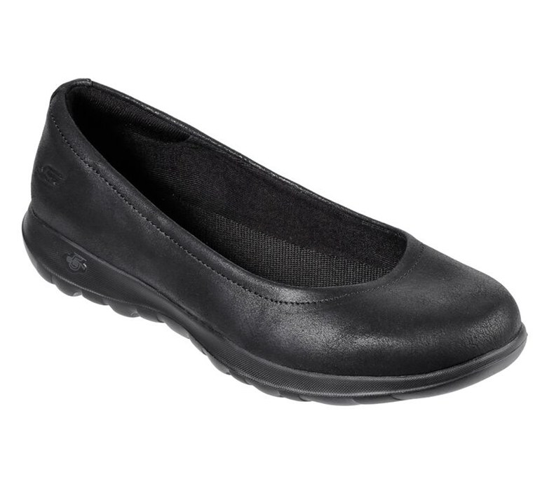 Skechers Gowalk Lite - Gem Balerinky Damske Čierne | 019-UGXBMT