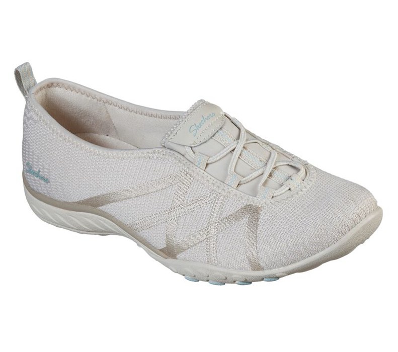 Skechers Relaxed Fit: Breathe-Easy - A-Look Slip On Damske Béžové | 320-LFYRHB