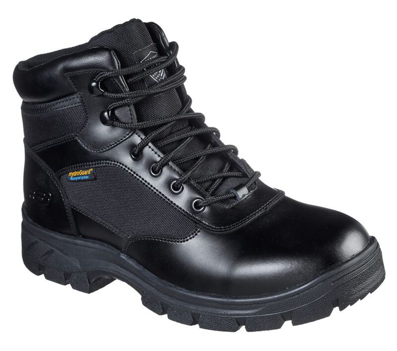 Skechers Relaxed Fit: Wascana - Benen Wp Tactical Pracovne Cizmy Panske Čierne | 082-BQDUFM