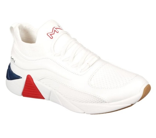 Skechers A-Line - Roads Slip On Damske Biele / Červené / Modre | 947-YFDZEH