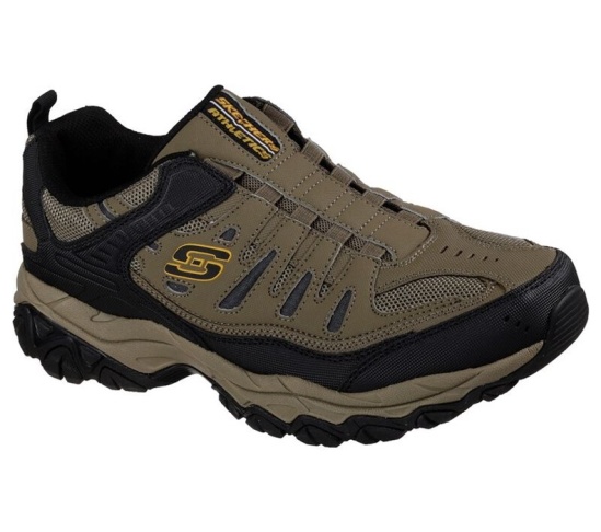 Skechers After Burn M. Fit Slip On Panske Hnede | 153-MSPZHU