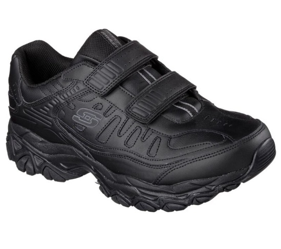 Skechers After Burn Memory Fit - Final Cut Tenisky Panske Čierne | 246-NSJOLH