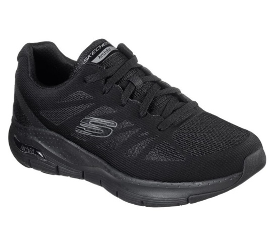 Skechers Arch Fit - Charge Back Tenisky Panske Čierne | 172-MSYXQE