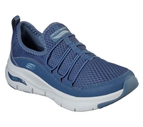 Skechers Arch Fit - Lucky Thoughts Tenisky Damske Námornícka Modrá | 508-JSMFOU