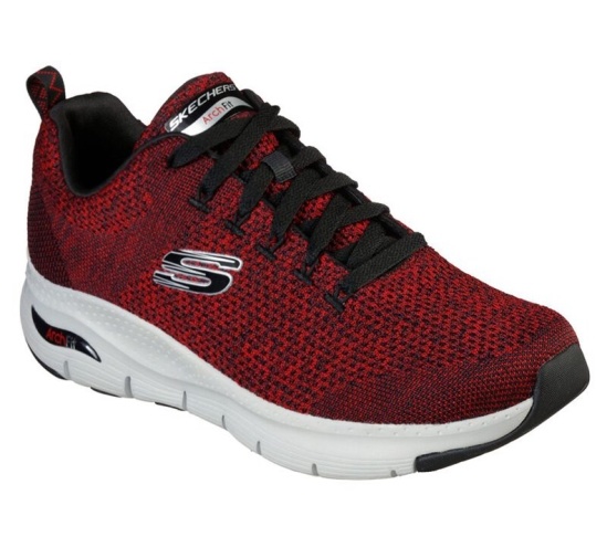 Skechers Arch Fit - Paradyme Tenisky Panske Červené / Čierne | 074-FPWYZI