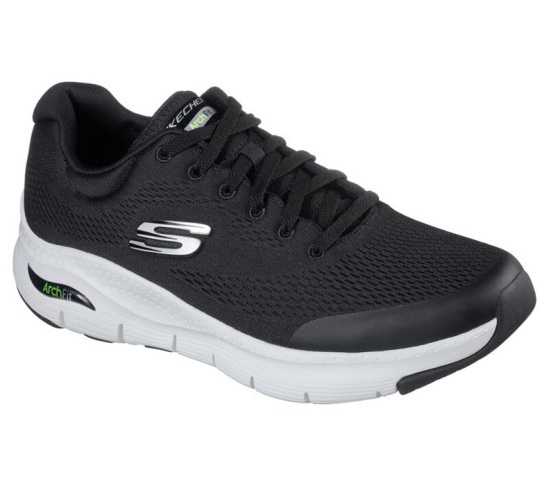 Skechers Arch Fit Tenisky Panske Čierne / Biele | 795-QEMTKZ