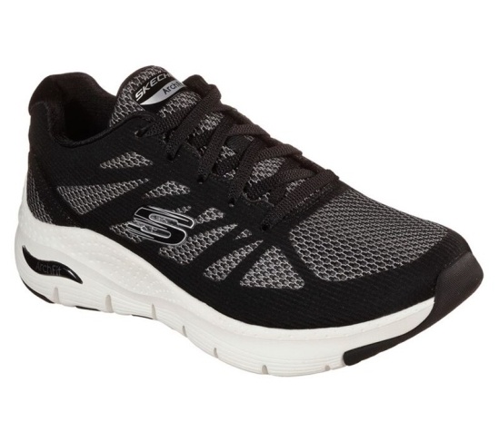 Skechers Arch Fit - Vivid Memory Tenisky Damske Čierne / Biele | 160-FCQVGP