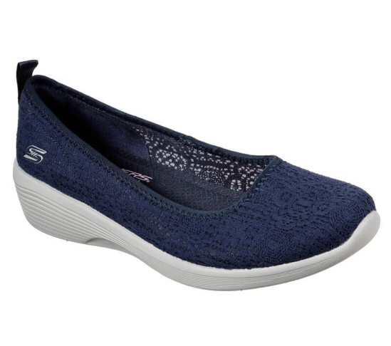 Skechers Arya - Airy Days Balerinky Damske Námornícka Modrá | 790-LMNWKE