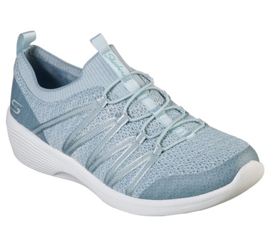 Skechers Arya Slip On Damske Modre | 847-XCIRLW