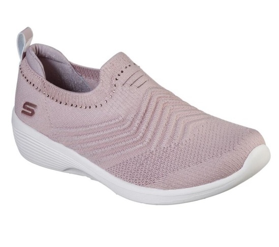 Skechers Arya - Sparks Joy Topanky Casual Damske Ruzove | 597-AGWISR