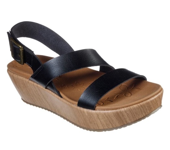 Skechers Becka - Fun Mixer Sandale Damske Čierne | 457-YMQFRJ