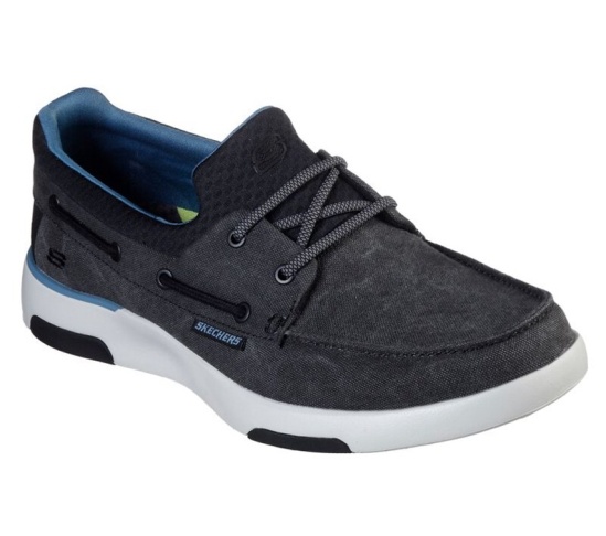Skechers Bellinger - Garmo Slip On Panske Čierne | 053-LCSMNR