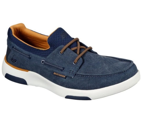 Skechers Bellinger - Garmo Slip On Panske Námornícka Modrá | 658-SZRHTN