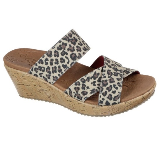 Skechers Beverlee - Purrrfect Sandale Damske Leopardie | 286-GXHOMY
