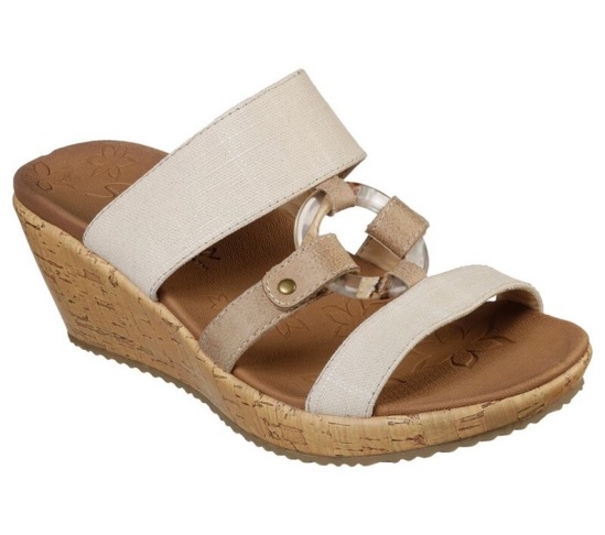 Skechers Beverlee - Sail Away Sandale Damske Béžové | 536-XFEDMV