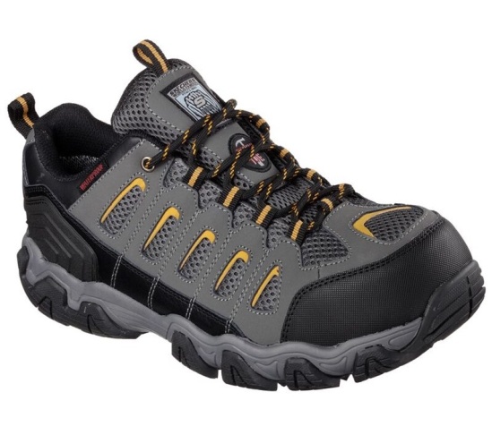 Skechers Blais St Pracovne Cizmy Panske Tmavo Siva | 843-QJTCZR