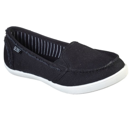 Skechers Bobs B Cute - Reef Break Balerinky Damske Čierne | 579-SJTDVU