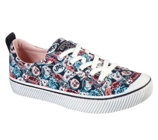 Skechers Bobs B Wild - Happy Yappy Slip On Damske Čierne / Viacfarebný | 784-EFWQKB