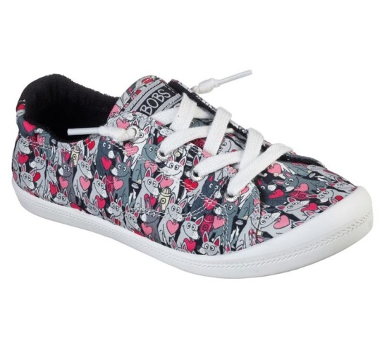 Skechers Bobs Beach Bingo - Arf Breaker Slip On Damske Čierne / Viacfarebný | 349-KIJPHC
