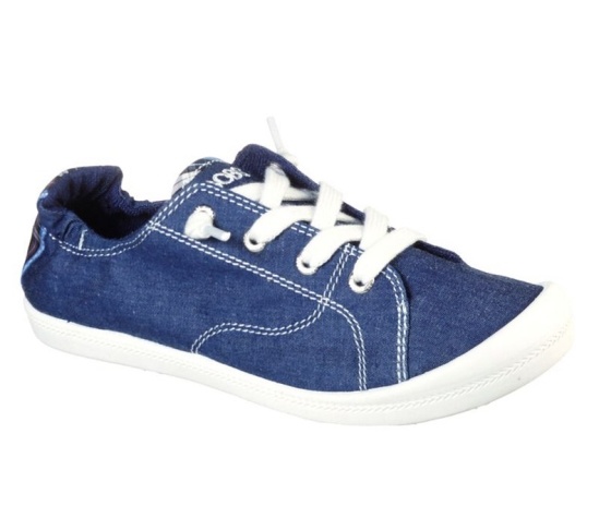 Skechers Bobs Beach Bingo - Denim Social Slip On Damske Modre | 723-MHKCFU