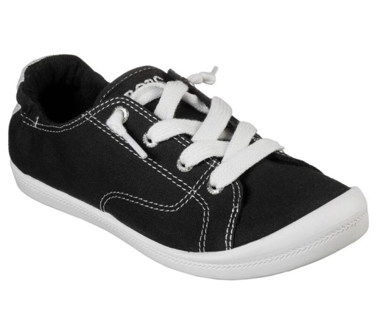 Skechers Bobs Beach Bingo - Ditch Day Slip On Damske Čierne | 236-YMGHVK