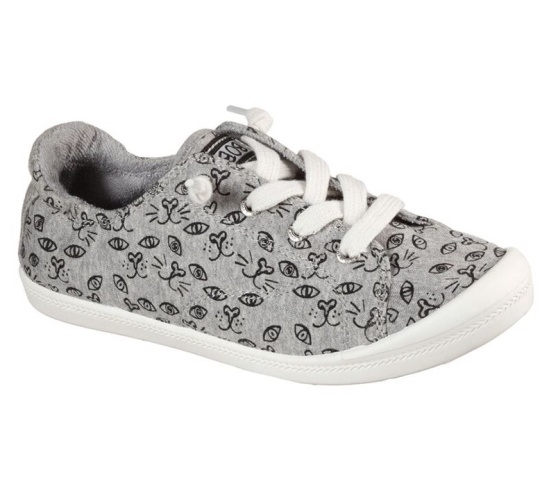 Skechers Bobs Beach Bingo - Van Gato Slip On Damske Siva | 680-EFPYMU