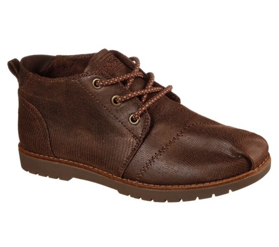 Skechers Bobs Chill Lugs - Urban Chillers Cizmy Damske Čokoláda | 183-DSZBLP