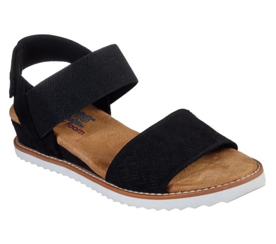 Skechers Bobs Desert Kiss Sandale Damske Čierne | 369-ROQWYT