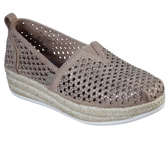 Skechers Bobs Highlights 2.0 - City Sparkle Slip On Damske Hnedožltý | 460-PNUSTB