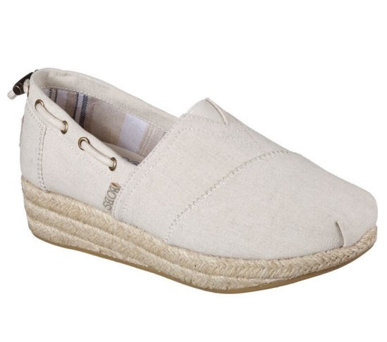 Skechers Bobs Highlights - Set Sail Slip On Damske Béžové | 128-SKQGXM