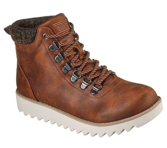 Skechers Bobs Mountain Kiss Cizmy Damske Hnede | 497-PORCZJ