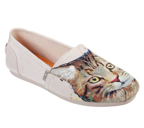 Skechers Bobs Plush - Cats Rule Balerinky Damske Svetlo Ruzove | 427-UNCDOS