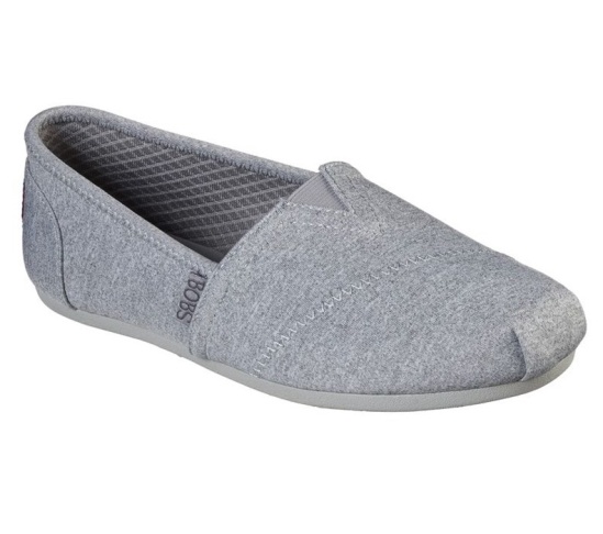 Skechers Bobs Plush - Express Yourself Balerinky Damske Siva | 184-YMNHGU