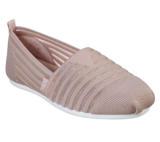 Skechers Bobs Plush - Golden Hour Balerinky Damske Ruzove | 410-XSHZUD