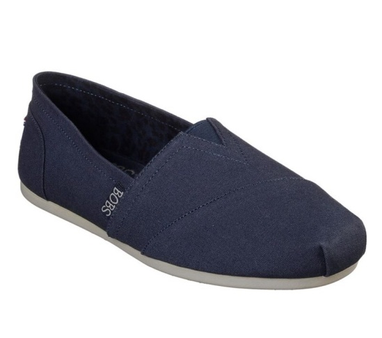 Skechers Bobs Plush - Peace And Love Balerinky Damske Námornícka Modrá | 593-QXTBIR