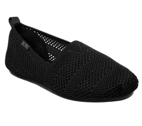 Skechers Bobs Plush - Twiggy Balerinky Damske Čierne | 182-AORHKF