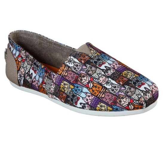 Skechers Bobs Plush - Uptown Kitty Balerinky Damske Viacfarebný | 026-WBDQRY