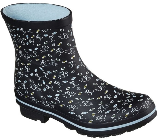 Skechers Bobs Rain Check - Misty Eye Cizmy Damske Čierne | 304-GMZPDC