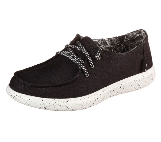 Skechers Bobs Skipper - Tide Pool Slip On Damske Čierne | 543-VGACLO