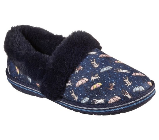 Skechers Bobs Too Cozy - Movie Night Slip On Damske Námornícka Modrá / Viacfarebný | 758-XOKYIE