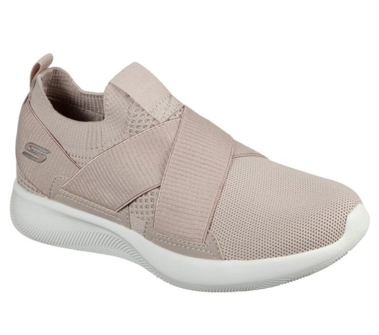 Skechers Bobs Športové Squad 2 - Kid Cool Slip On Damske Ruzove | 697-RNJGYB