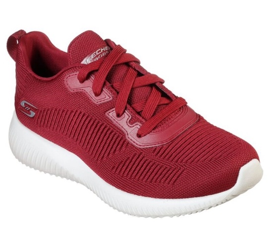 Skechers Bobs Športové Squad - Tough Talk Tenisky Damske Červené | 032-QWUCYX