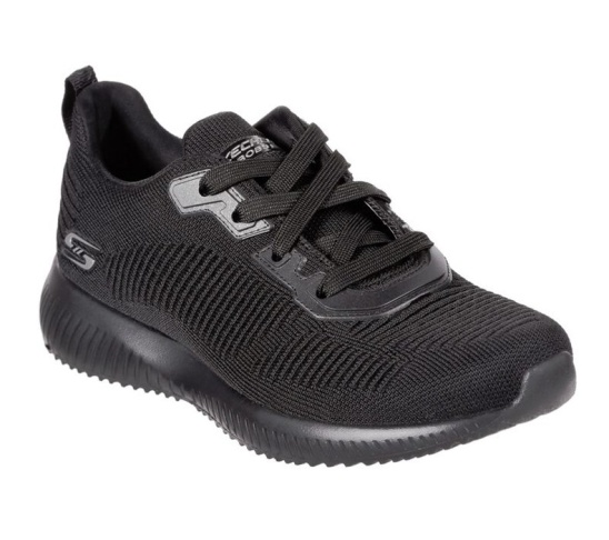 Skechers Bobs Športové Squad - Tough Talk Tenisky Damske Čierne | 127-KURXWH
