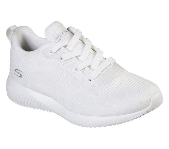 Skechers Bobs Športové Squad - Tough Talk Tenisky Damske Biele | 418-UTSKVO