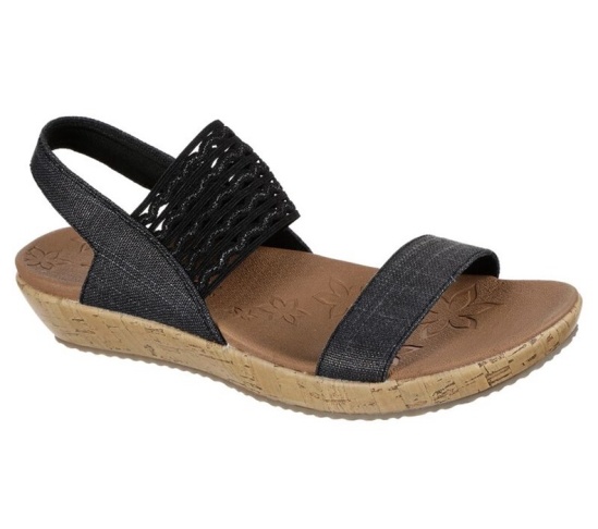 Skechers Brie - Most Wanted Sandale Damske Čierne | 081-LQEFTZ