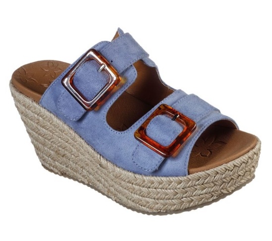 Skechers Brit - Mood Shifter Sandale Damske Modre | 068-UELJDS