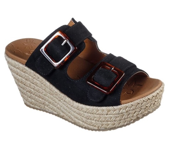 Skechers Brit - Mood Shifter Sandale Damske Čierne | 951-VMWYUG
