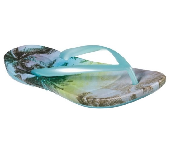 Skechers Bungalow - Hot Tropics Zabky Damske Svetlo Tyrkysové | 276-EDXFPO