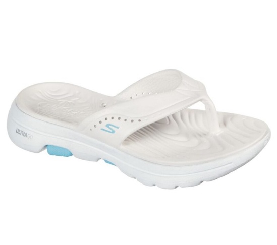 Skechers Cali Gear: Gowalk 5 - Bali Zabky Damske Biele | 728-UKYSBQ
