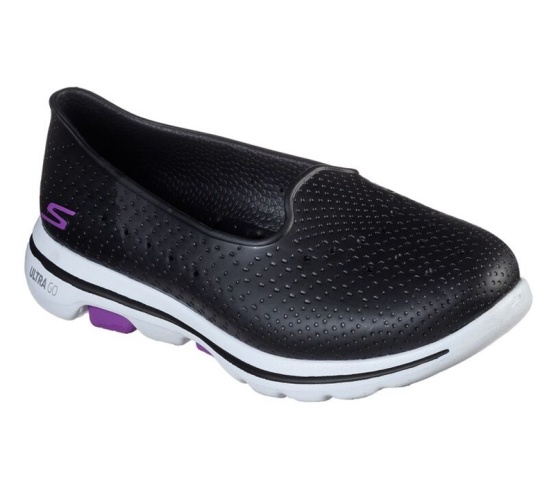 Skechers Cali Gear: Gowalk 5 - Sun Kissed Slip On Damske Čierne / Biele | 391-LCQISA